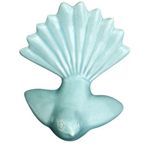 Fantail Ornament - Turquoise Green