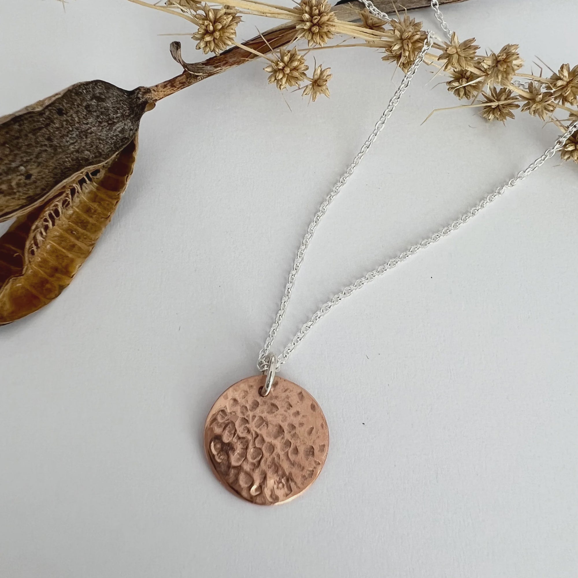 Full Moon Necklace - Copper