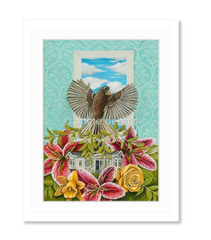 "Roots and Wings" A4 Framed Print - Angie Dennis