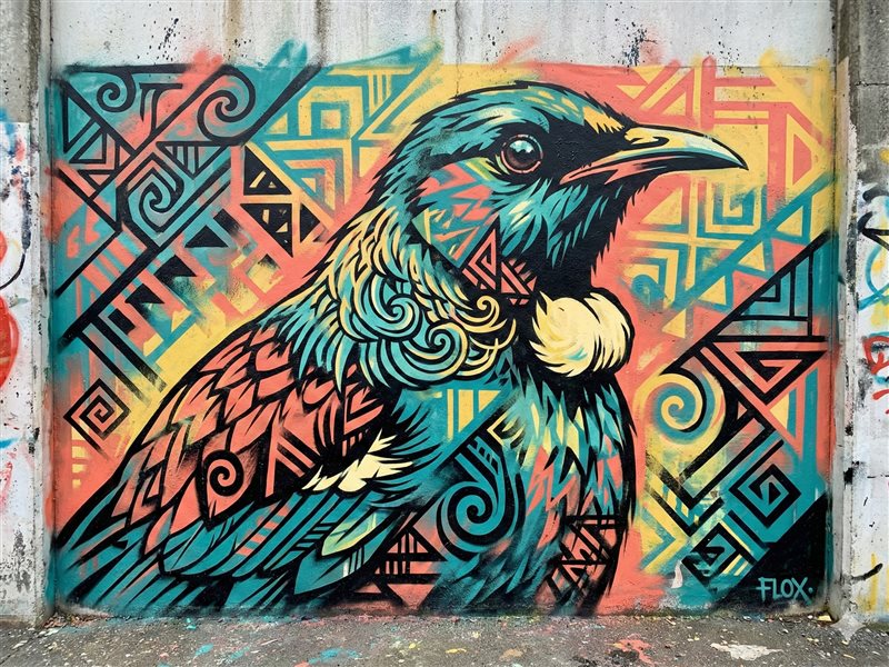Flox Art - New Zealand street artist Hayley King