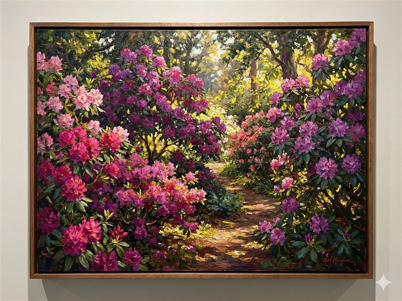 Karl Maughan - New Zealand garden paintings and prints