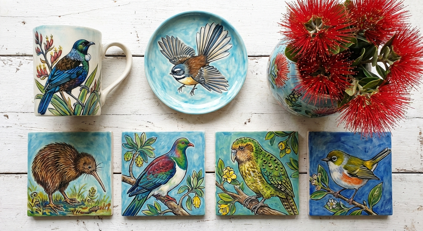 Painted Pacific Pottery - New Zealand Ceramic Art