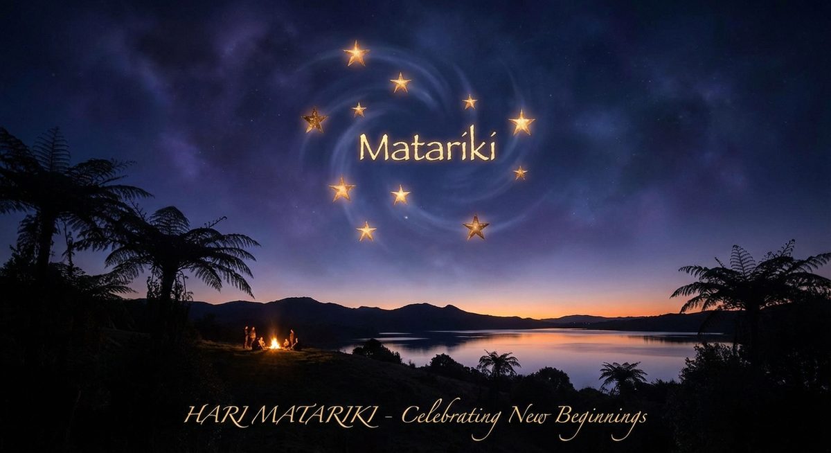 Matariki star cluster celebration - gifts and art for Maori New Year